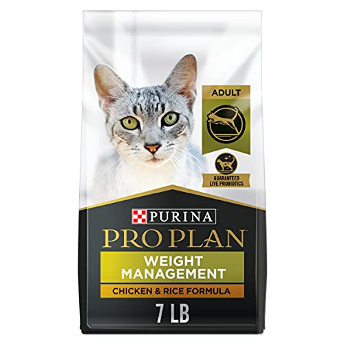Purina Pro Plan Weight Management, High Protein Adult Dry Cat Food & Wet Cat Food