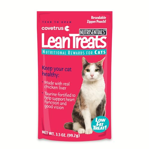 Covetrus Nutrisential Lean Treats for Cats - Soft Cat Treats for Small, Medium, Large Cats - Nutritional Low Fat Bite...