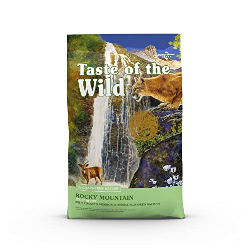 Taste Of The Wild Rocky Mountain Grain-Free Dry Cat Food With Roasted Venison & Smoke-Flavored Salmon 5lb