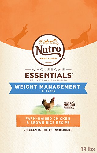 DISCONTINUED BY MANUFACTURER:NUTRO WHOLESOME ESSENTIALS Adult Weight Management Natural Dry Cat Food for Weight Control...