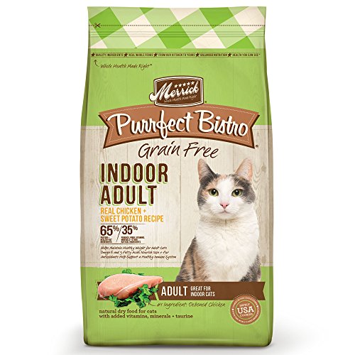 Merrick Purrfect Bistro Grain Free Indoor Adult Chicken + Sweet Potato Recipe Dry Cat Food
